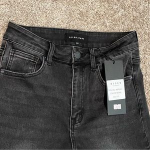 Risen black wide leg jeans sz 5/27 NWT
